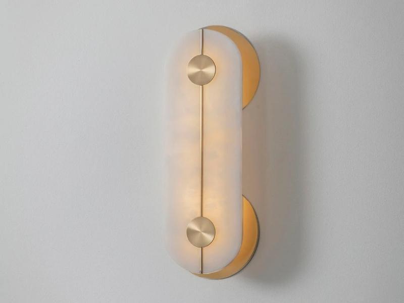 Alabaster Brace Small Wall Light For 37Th Anniversary Ideas