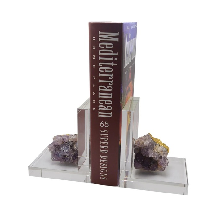 Gorgeous Crystal Bookends For Her