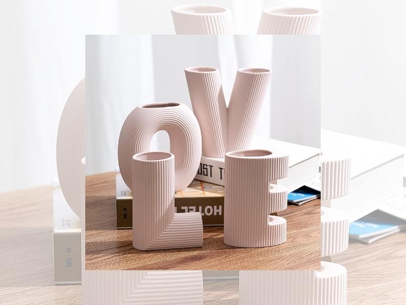 Love Sign Vases for 27th anniversary gifts for him