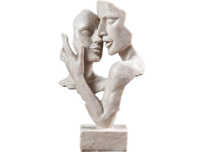 Kissing Sculpture For The 27Th Anniversary Gift For Parents