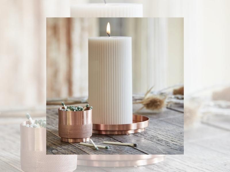 Fancy Pillar Candles For Anniversary Sculpture Gifts