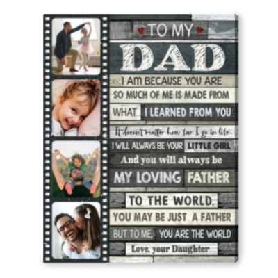 personalized gift for dad father's day gift from daughter