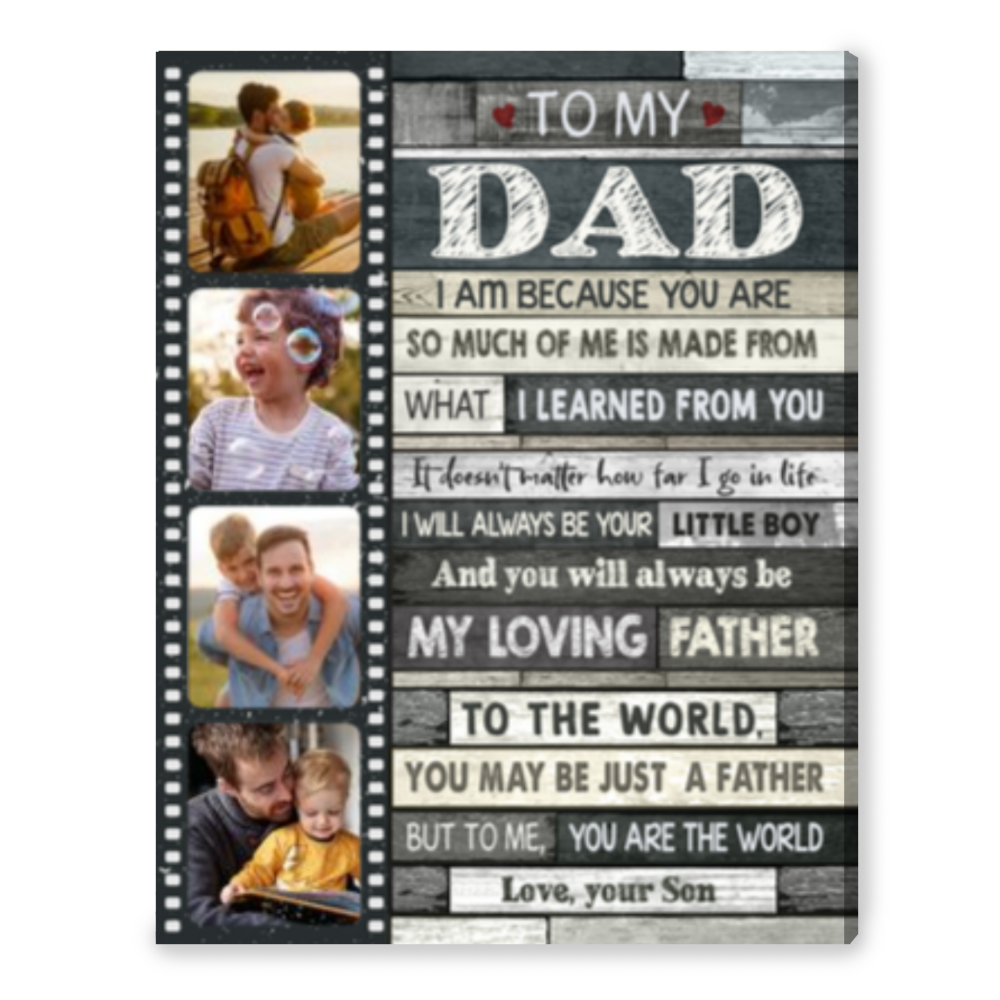 personalized gift for dad father's day gift from son