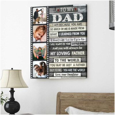 personalized gift for dad father's day gift from daughter