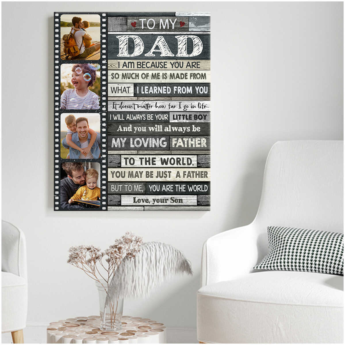 personalized gift for dad father's day gift from son