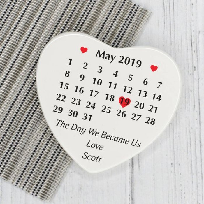 A Heart-Shaped Calendar For Romantic Gifts For Wife