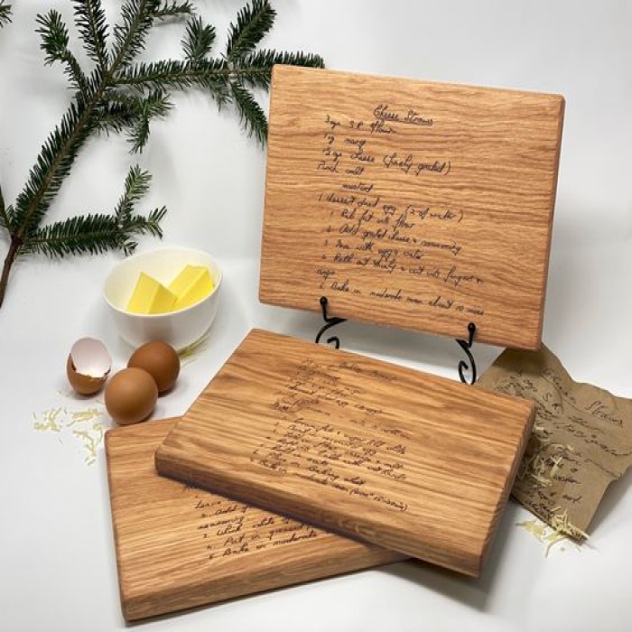 A Custom Cutting Board For Romantic Gifts For Wife