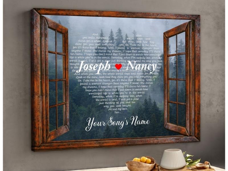 Personalized Songs With Names Canvas Print Oh Canvas