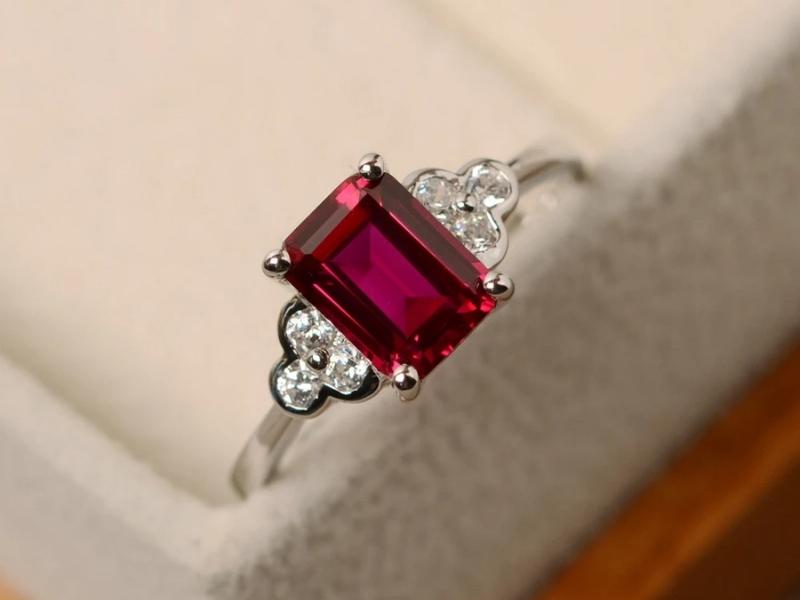 Red Ruby Ring For Gift Ideas For 38Th Wedding Anniversary