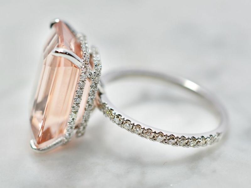 Morganite Reverie Ring For The 38Th Anniversary Present