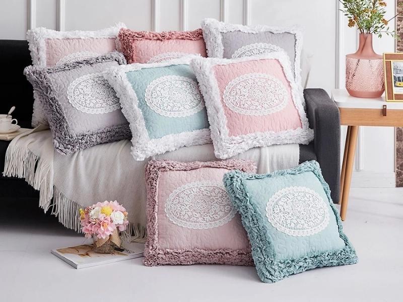Lace Throw Pillows for 39th anniversary gifts for him