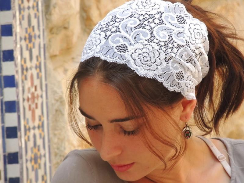 Lace Headband for the 39th wedding anniversary gift