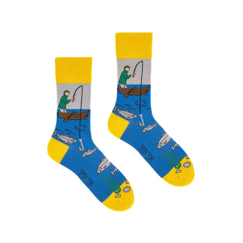 Amusing socks for gifts for fisherman