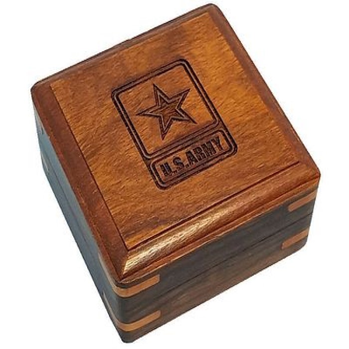 Personalized Military Storing Box For Best Gifts For Veterans