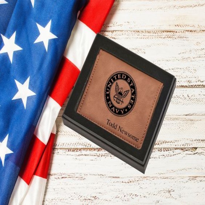 A Custom Wallet For Best Gifts For Veterans