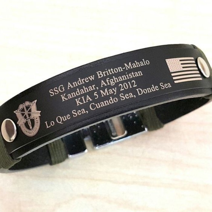 Bracelet In Honor Of The Fallen Soldiers For Best Gifts For Veterans