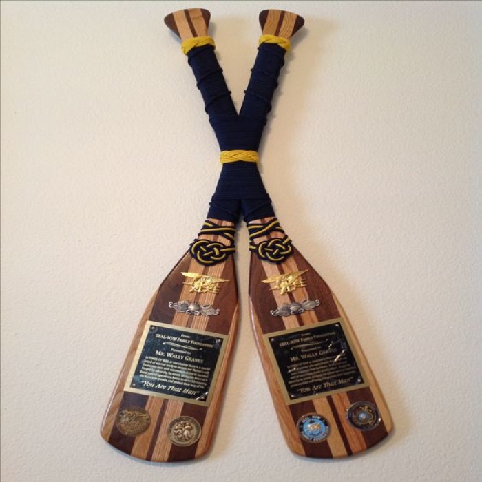 Personalized Retirement Paddle For Military Personnel