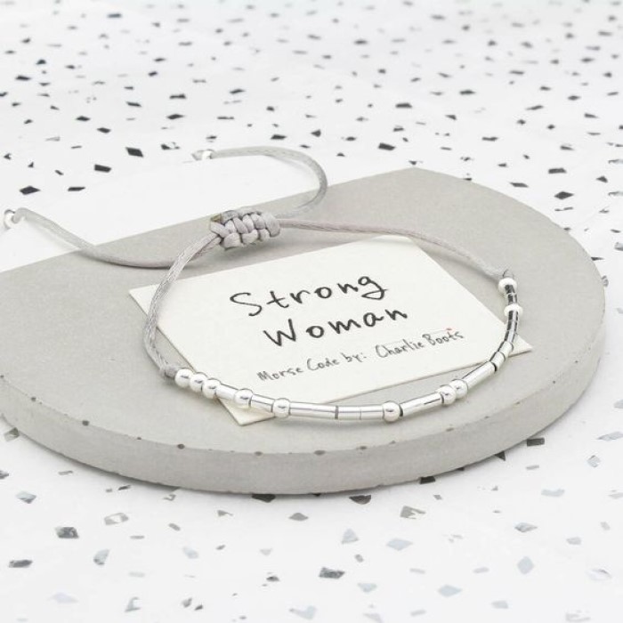 A Morse Code Bracelet