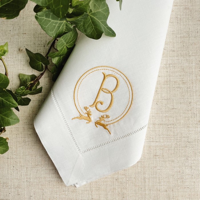 Choose Custom Linen Napkins For Eighth Anniversary Wedding Gift
