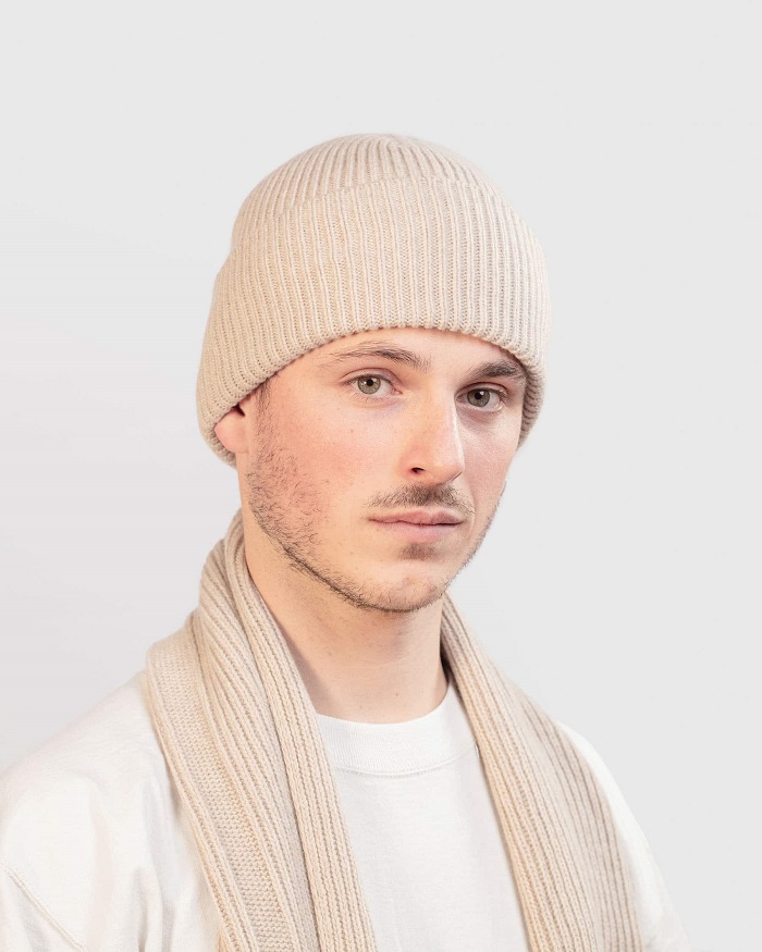 Birthday Gifts For Him - Cashmere Beanie, Recycled