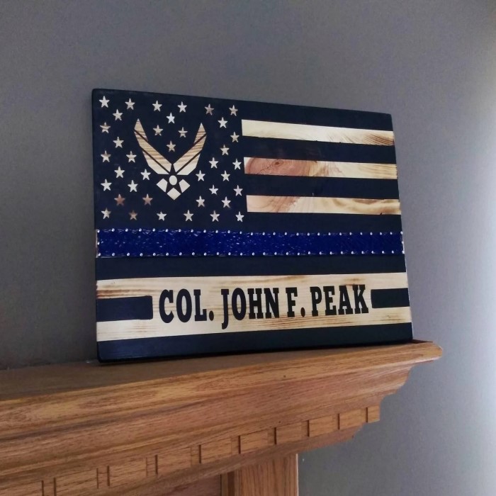 Wooden Sign For Air Force Retirement Gifts