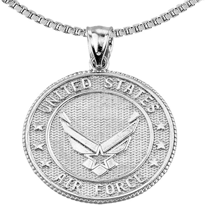 USAF Pendant Necklace For Air Force Retirement Gifts