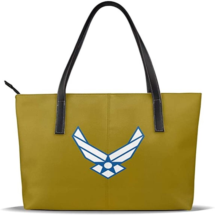 Leather Casual Handbag: Practical Air Force Retirement Gifts