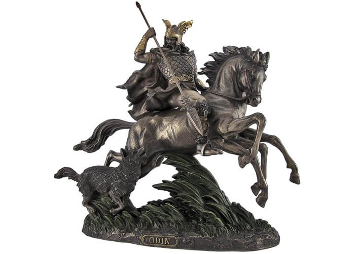 Viking Warrior Gifts - The Statue Of The Norse God Odin