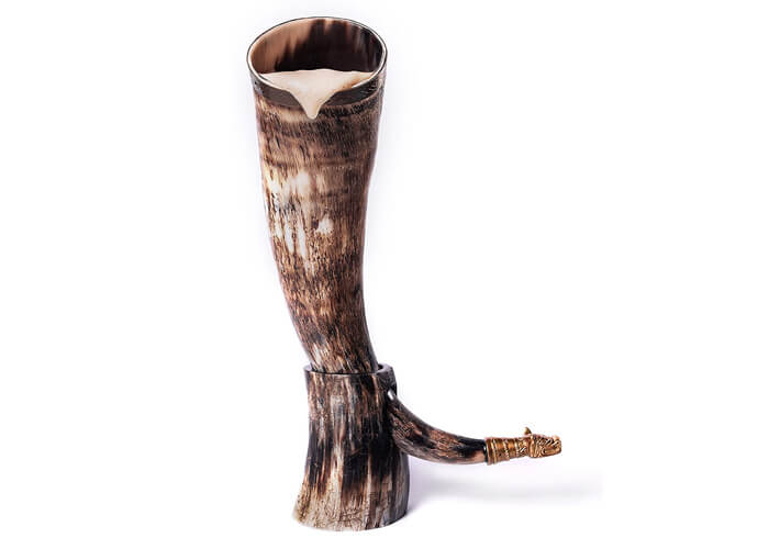 Viking Warrior Gifts - Genuine Viking Drinking Horn