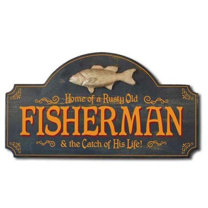 Funny Fishing Gifts Plaque Perfect Birthday Christmas Gifts For