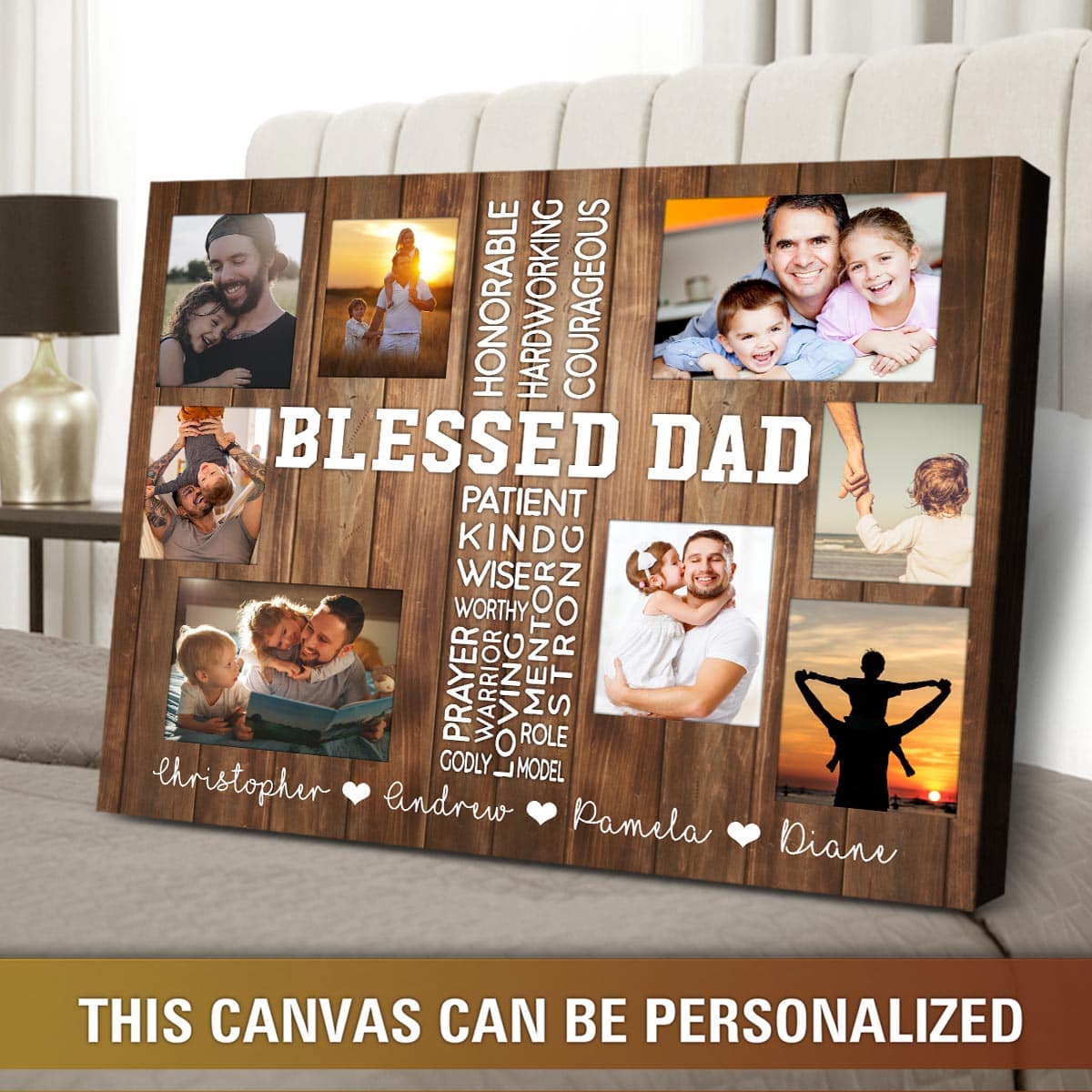 Dad custom best sale photo canvas