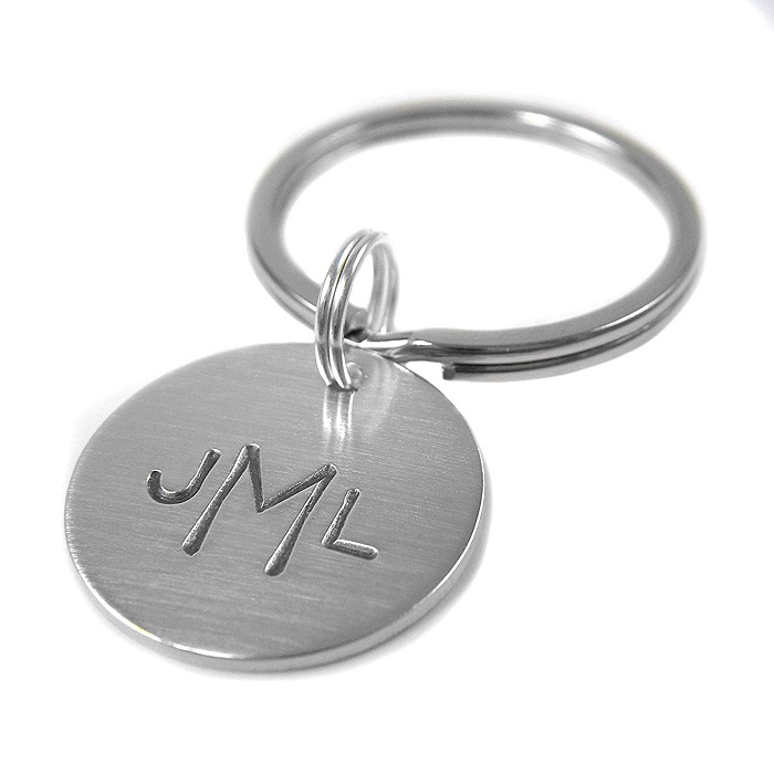 Gifts For Retired Truck Drivers - Keychain With Initials