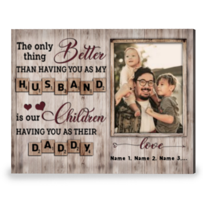 father's day gift idea from wife new dad gift personalized father's day gift
