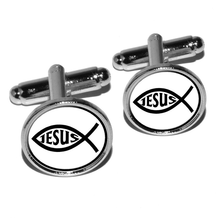  Christian Father'S Day Gifts - Ichthus Jesus Fish Cufflinks