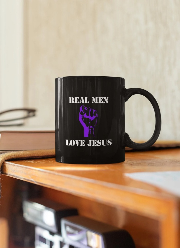 Christian Father'S Day Gifts - 'Real Men Love Jesus' Mug