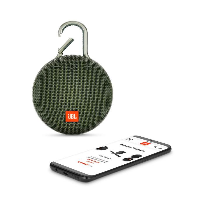 Father'S Day Gift Under $50 - Jbl Clip 3 Waterproof Portable Bluetooth Speaker