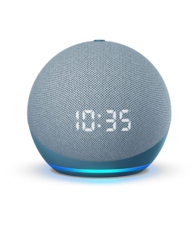 Father’s Day gifts for new dads - Amazon smart speaker and clock