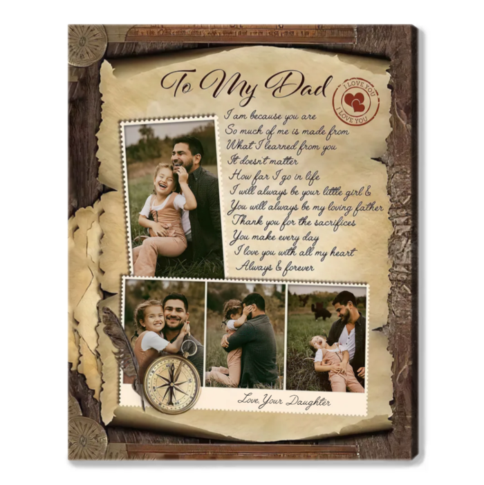 FATHERS DAY FISHING GIFT PersonalIsed PICTURE Frame Keepsake MANY