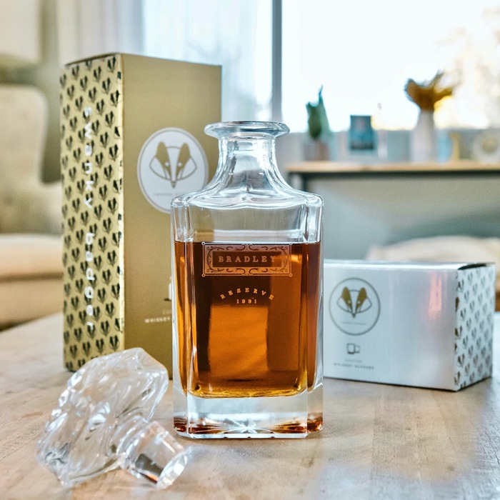 Father'S Day Gift For New Dad - Engraved Whiskey Decanter