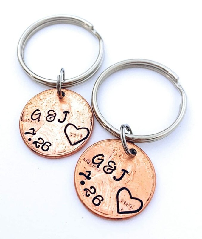 Father’s Day gifts for new dads - Penny Keychain