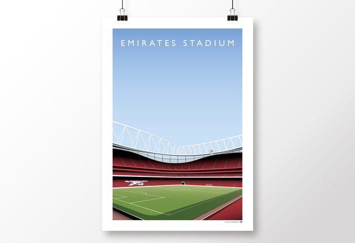 Father's Day gift for new dad - Stadium poster