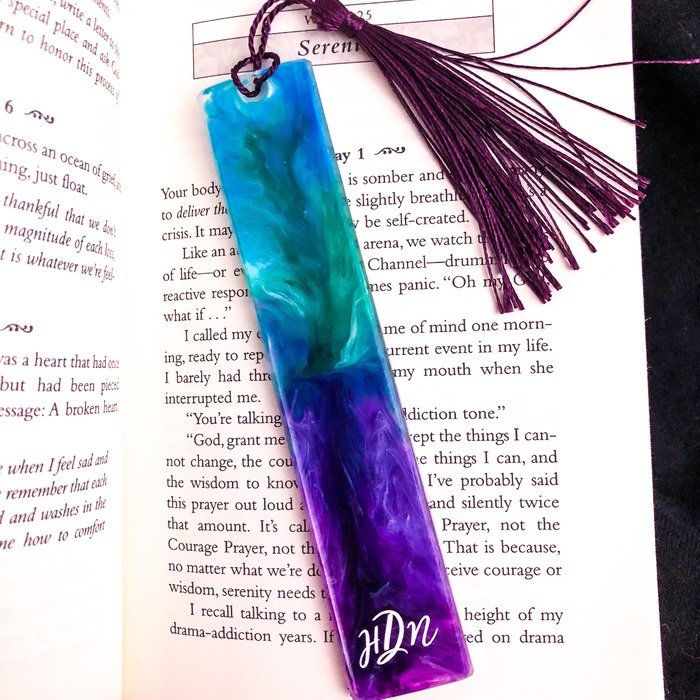 Father’s Day gifts for new dads - Tie Dye Bookmark