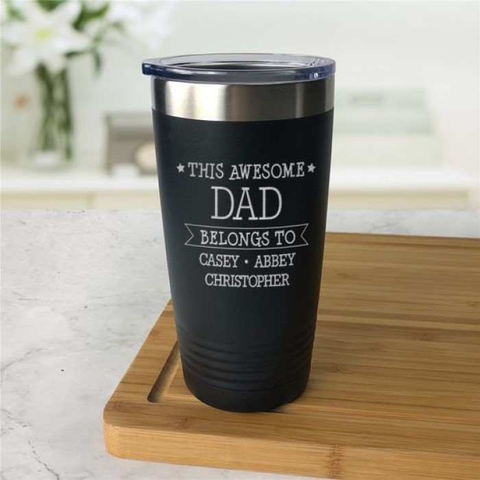 Dad Personalized Gifts: Coffee Tumblers 
