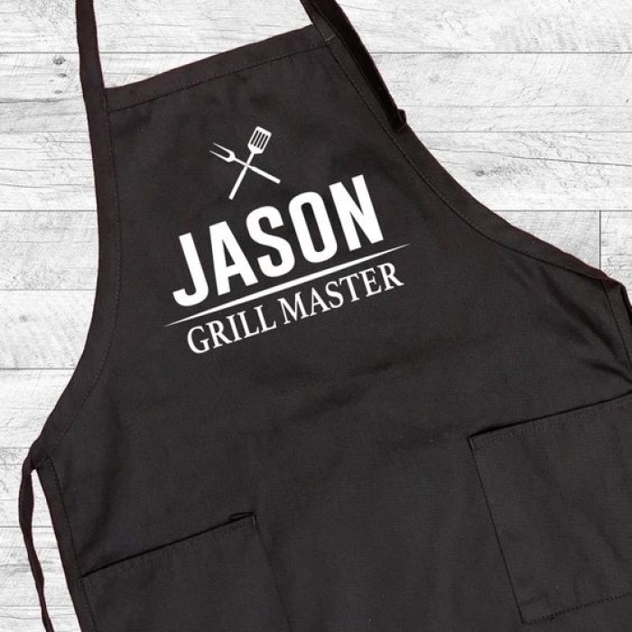Personalized Gifts For Dad: A Custom Apron for Grill Master