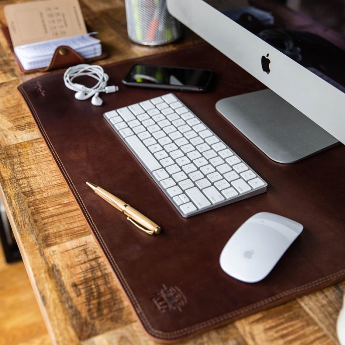 Leather Desk Mat: Amazing Personalized Gifts For Him