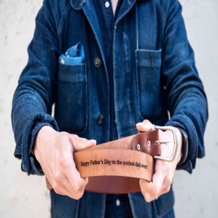 Personalized Gifts For Dad: Leather Belts