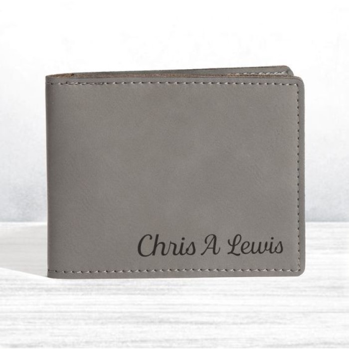 Bi-Fold Wallet: Ideal Personalized Father'S Day Gifts