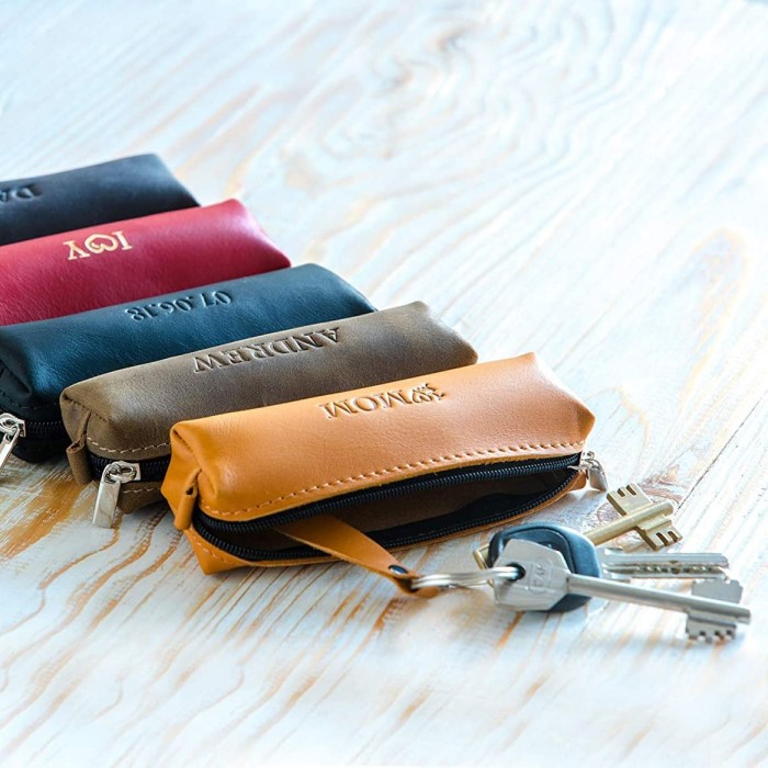 Personalized Father'S Day Gifts: Leather Key Holder