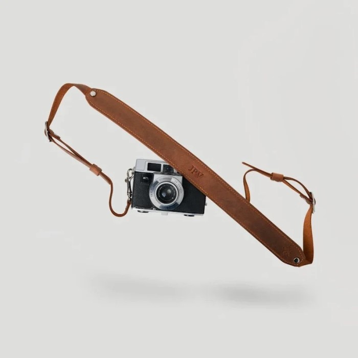 A Monogrammed Camera Strap
