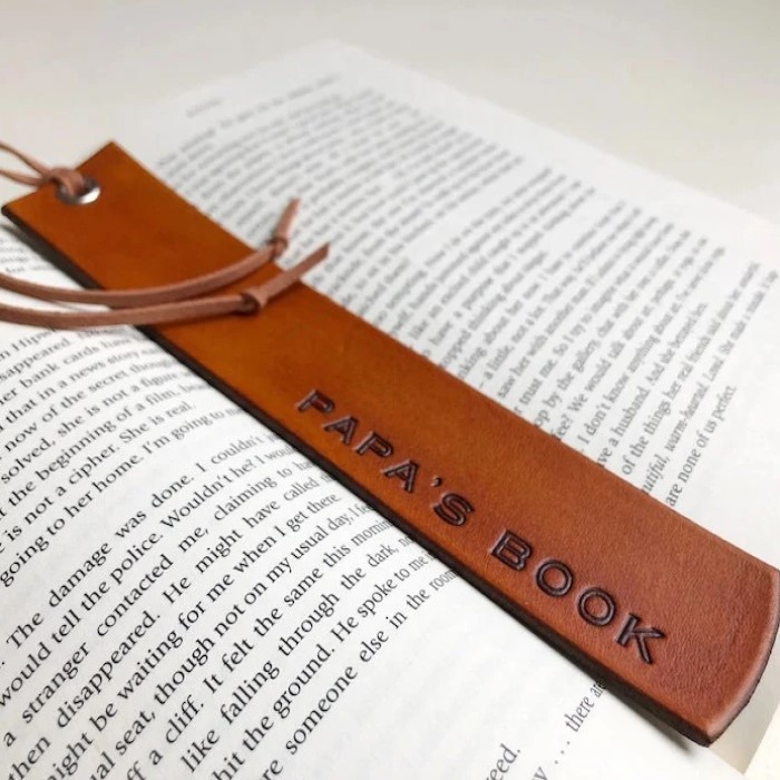 Personalized Father'S Day Gifts: Customized Bookmark